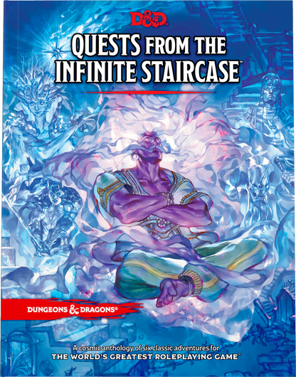 quests from the infinite staircase dungeons and dragons book front cover