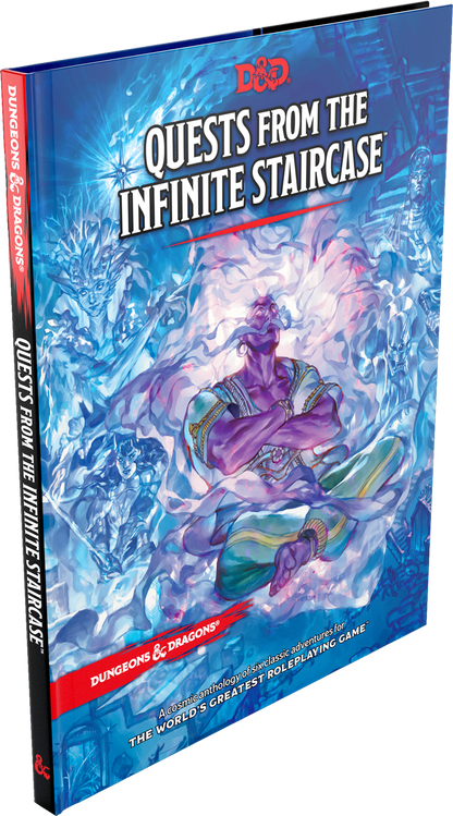 quests from the infinite staircase dungeons and dragons book thickness angled view